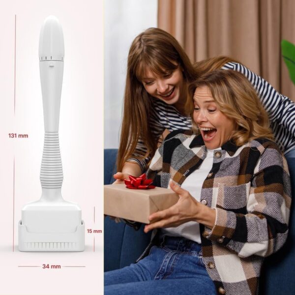 Stolenband® 140 Titanium Adjustable Microneedling Derma Stamp -Derma Microneedle Stamp for Face & Hair & Beard & Scalp - Derma Roller Alternative Skin Care - Dermastamp For Body...