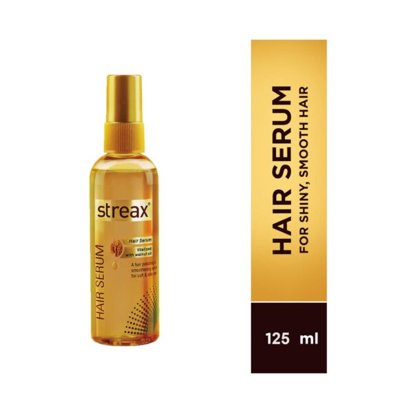 Streax Hair Serum Vitalised With Walnut Oil (125ml) - Streax