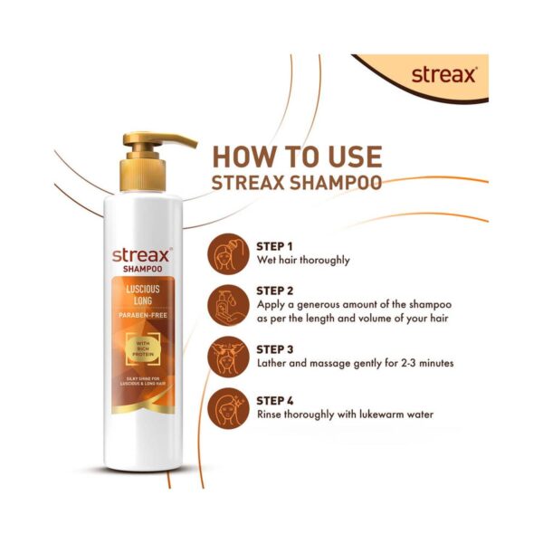 Streax Luscious Long Conditioner (240ml) - Streax