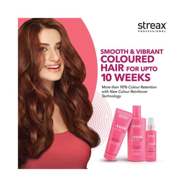 Streax Professional Argan Secrets Color Protect Moisturizing Conditioner (240g) - Streax Professional