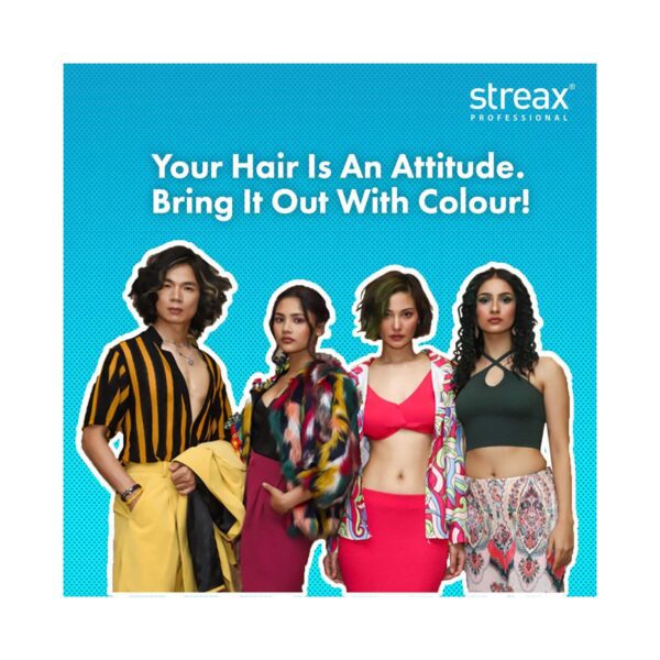 Streax Professional Hold & Play Funky Hair Color - Zesty Yellow (100 g) - Streax Professional