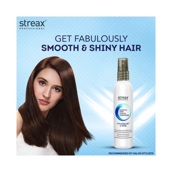 Streax Professional Vitarich Care Smooth & Shine Leave-In-Conditioner (100ml) - Streax Professional