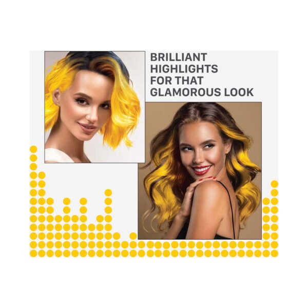 Streax Ultralights Hair Color Highlight Kit - Minion Yellow (180 g) - Streax