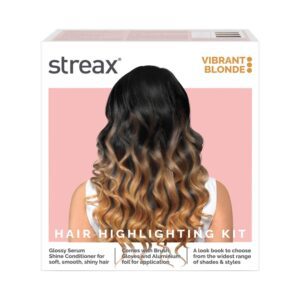 Streax Ultralights Hair Color Highlight Kit - Vibrant Blonde (180 g) - Streax