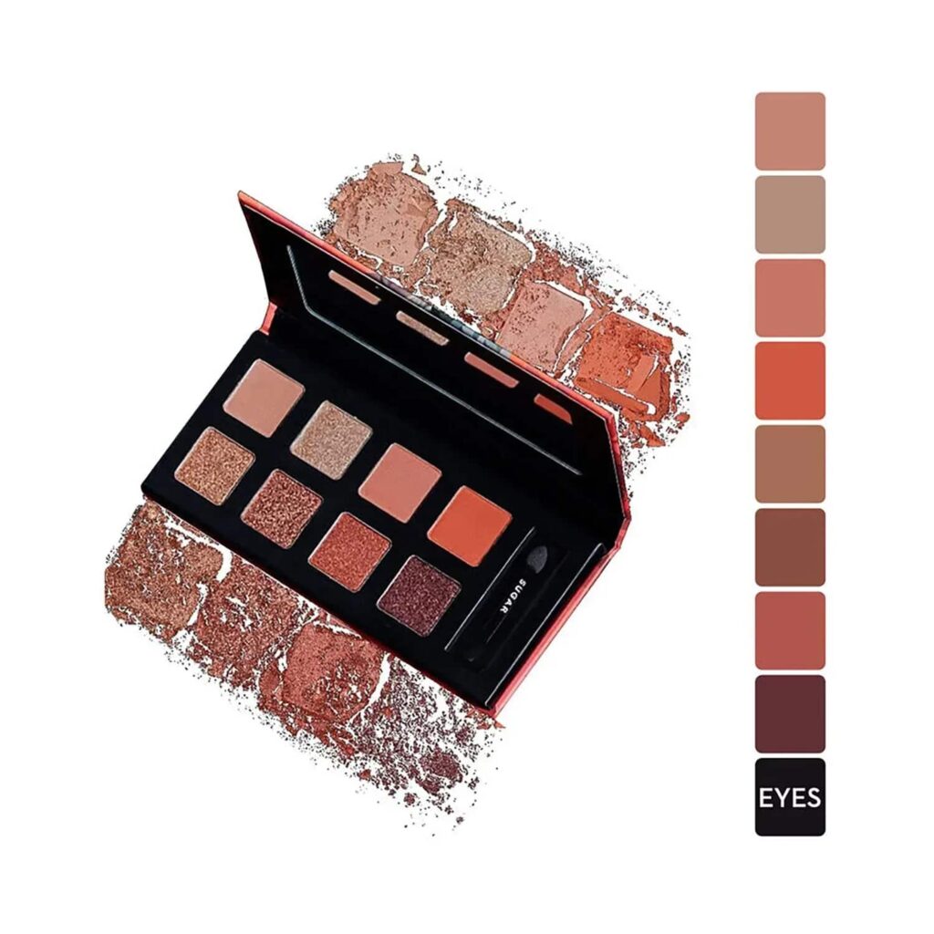 SUGAR Cosmetics Blend The Rules Eyeshadow Palette - 01 Flawless (Warm Neutrals) (10.4g) - SUGAR Cosmetics