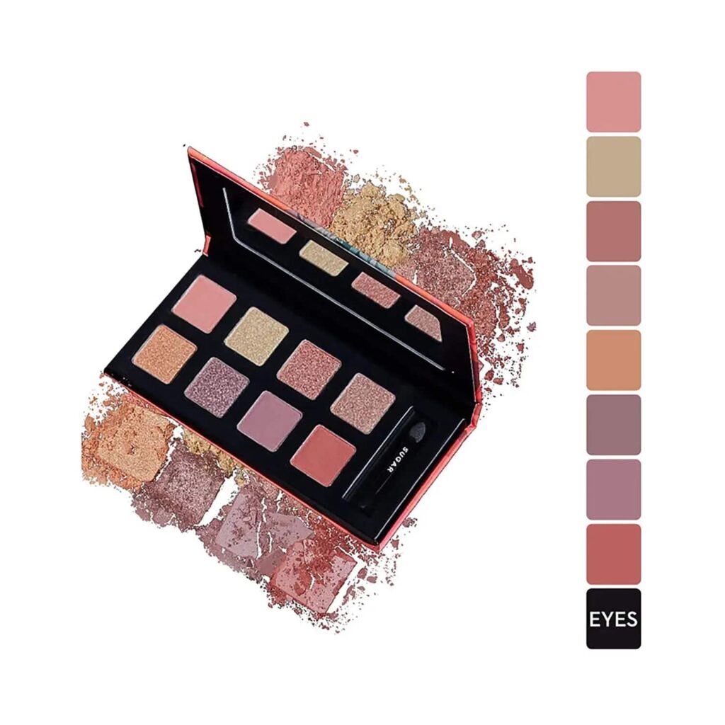 SUGAR Cosmetics Blend The Rules Eyeshadow Palette - 04 Fetish (Nudes) (10.4g) - SUGAR Cosmetics