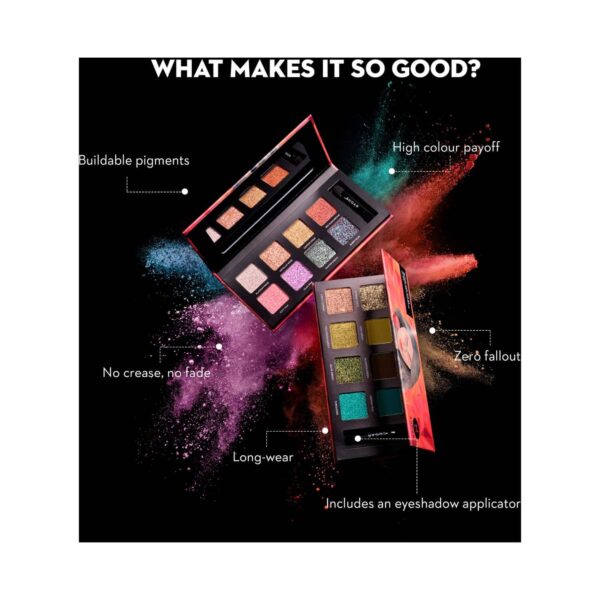 SUGAR Cosmetics Blend The Rules Eyeshadow Palette - 07 Ivy (10.4g) - SUGAR Cosmetics