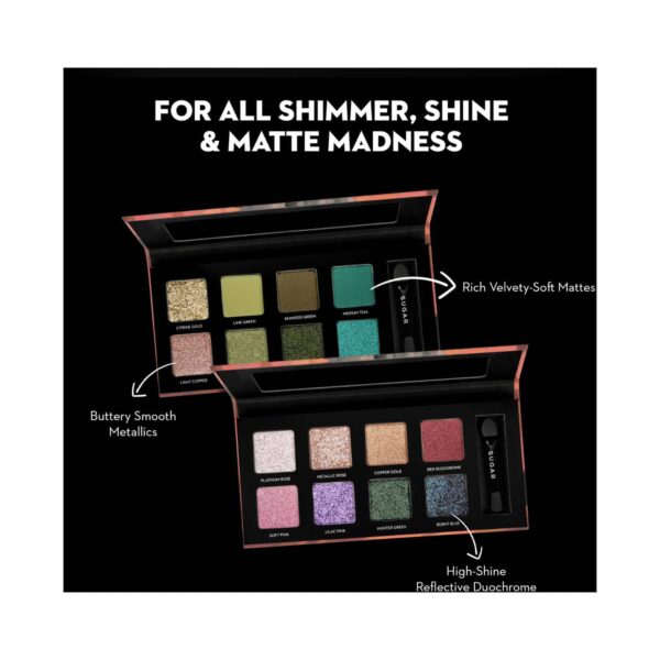 SUGAR Cosmetics Blend The Rules Eyeshadow Palette - 07 Ivy (10.4g) - SUGAR Cosmetics