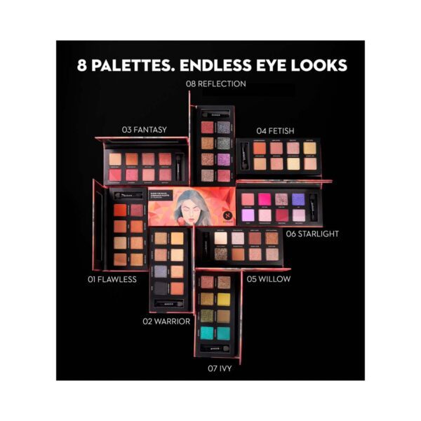 SUGAR Cosmetics Blend The Rules Eyeshadow Palette - 07 Ivy (10.4g) - SUGAR Cosmetics