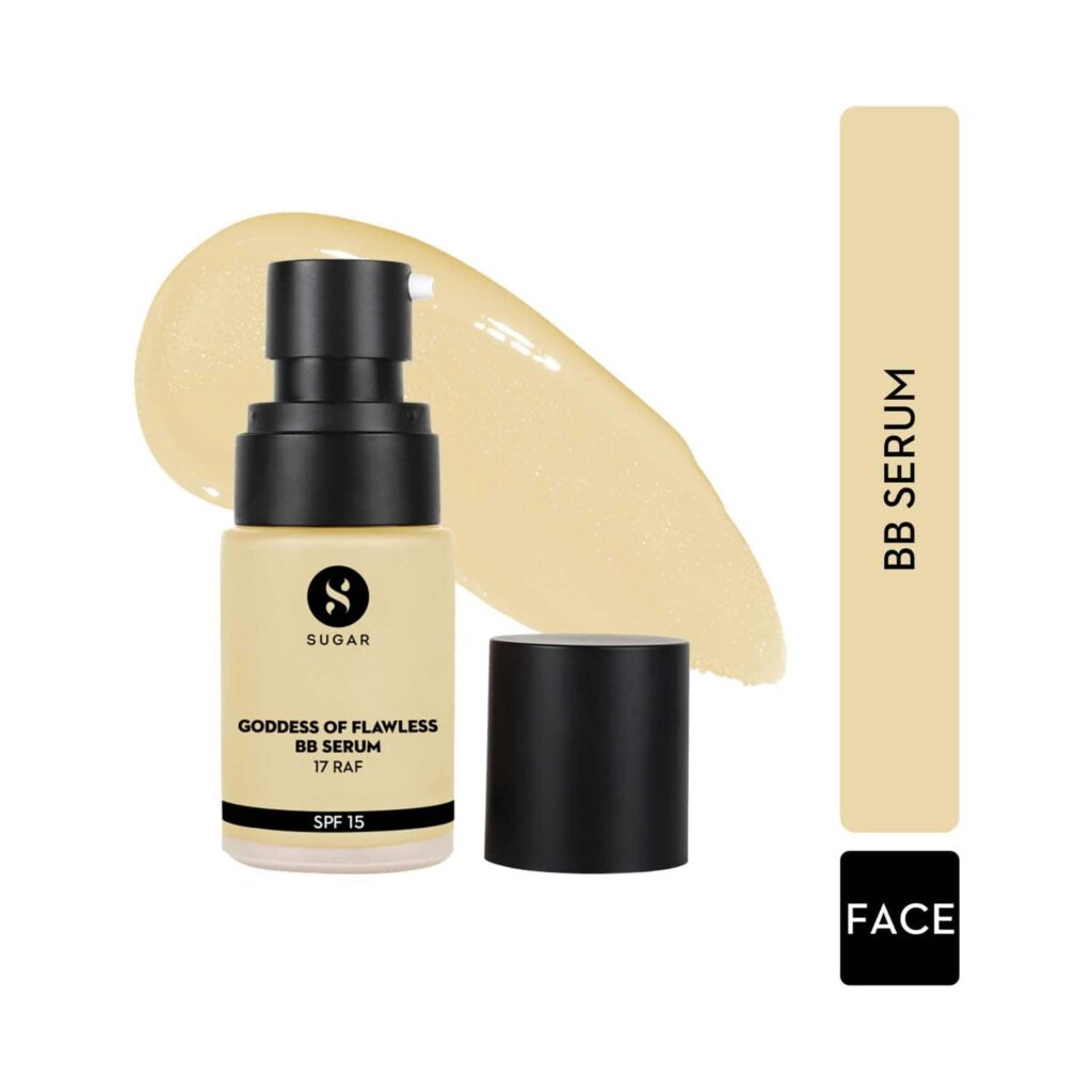 SUGAR Cosmetics Goddess Of Flawless BB Serum SPF 15 - 17 Raf (25ml) - SUGAR Cosmetics