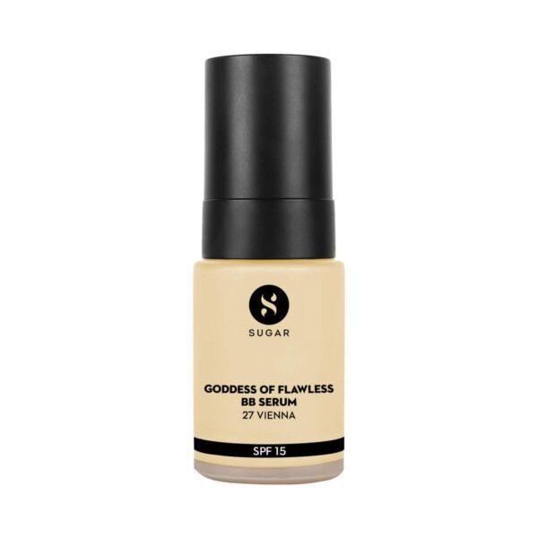 SUGAR Cosmetics Goddess Of Flawless BB Serum SPF 15 - 27 Vienna (25ml) - SUGAR Cosmetics
