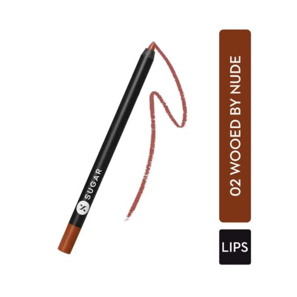 SUGAR Cosmetics Lipping On The Edge Lip Liner - 02 Wooed By Nude (1.2g) - SUGAR Cosmetics