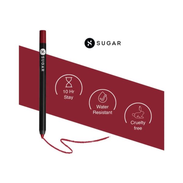 SUGAR Cosmetics Lipping On The Edge Lip Liner - 05 Brazen Raisin (1.2g) - SUGAR Cosmetics