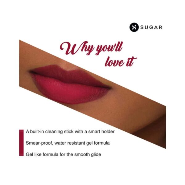 SUGAR Cosmetics Lipping On The Edge Lip Liner - 05 Brazen Raisin (1.2g) - SUGAR Cosmetics