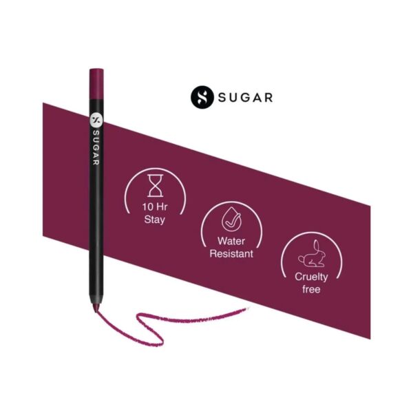 SUGAR Cosmetics Lipping On The Edge Lip Liner - 07 Fiery Berry (1.2g) - SUGAR Cosmetics