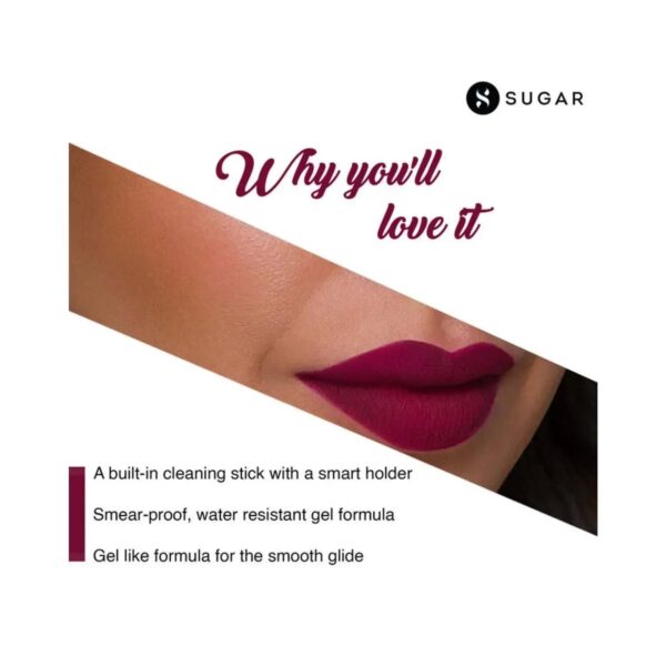 SUGAR Cosmetics Lipping On The Edge Lip Liner - 07 Fiery Berry (1.2g) - SUGAR Cosmetics