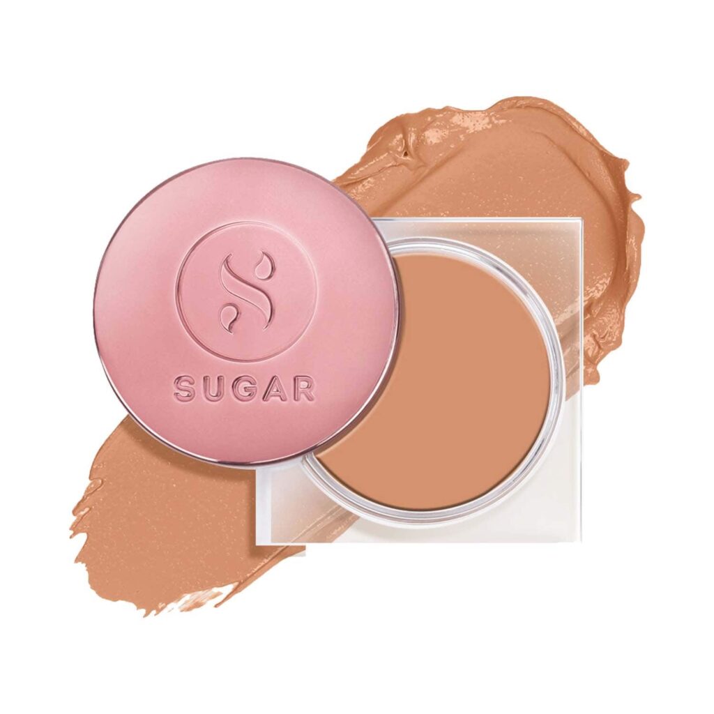 SUGAR Cosmetics Mettle Cream To Powder Foundation - 55 Americano (15g) - SUGAR Cosmetics