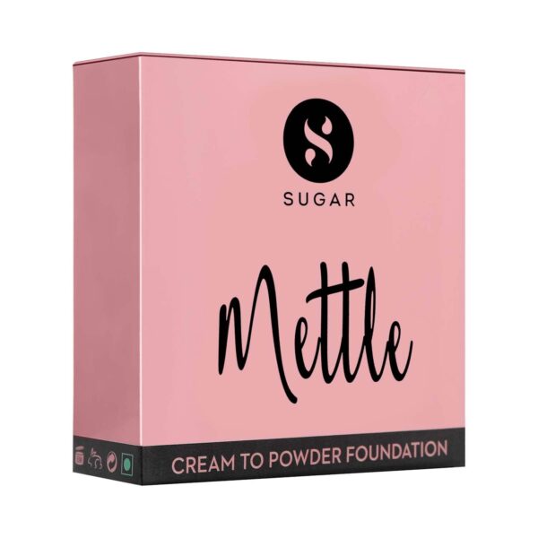 SUGAR Cosmetics Mettle Cream To Powder Foundation - 55 Americano (15g) - SUGAR Cosmetics