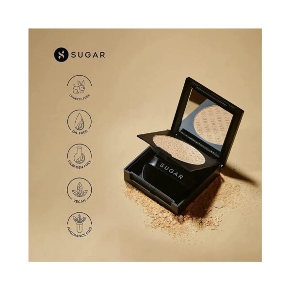 SUGAR Cosmetics Powder Play Banana Compact - (6g) - SUGAR Cosmetics