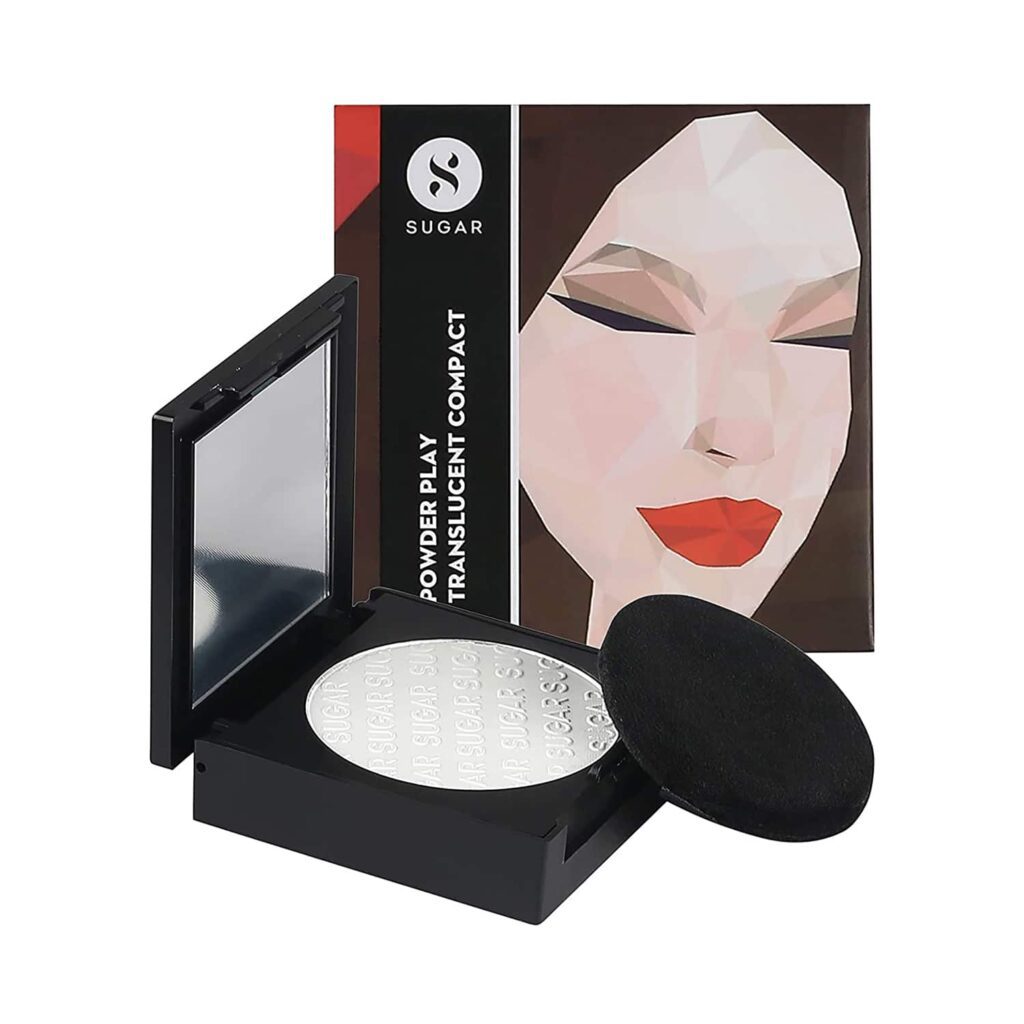 SUGAR Cosmetics Powder Play Translucent Compact - (6g) - SUGAR Cosmetics
