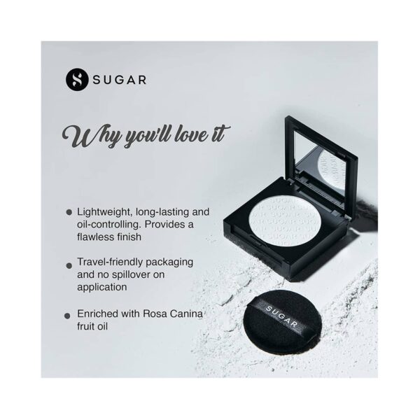 SUGAR Cosmetics Powder Play Translucent Compact - (6g) - SUGAR Cosmetics