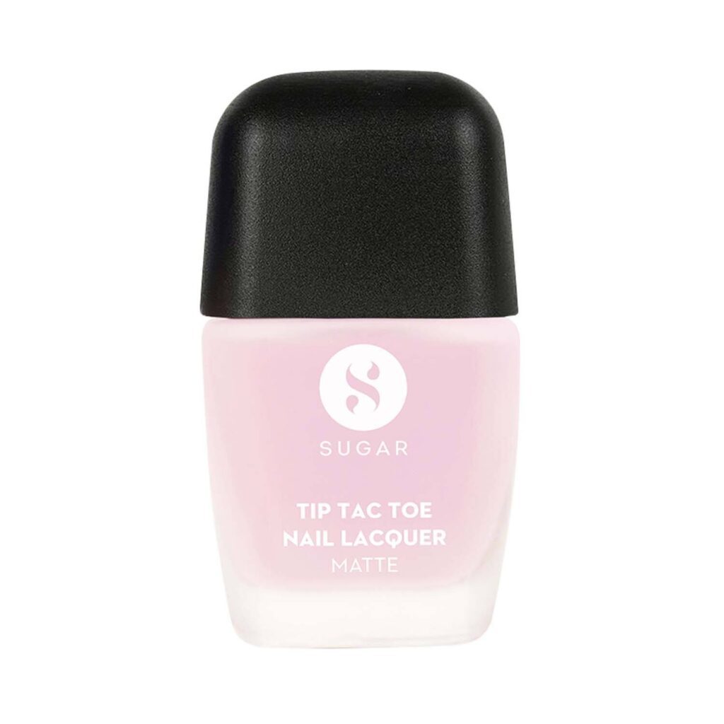 SUGAR Cosmetics Tip Tac Toe Nail Lacquer Matte 33 - Peppy Pink (10 ml) - SUGAR Cosmetics
