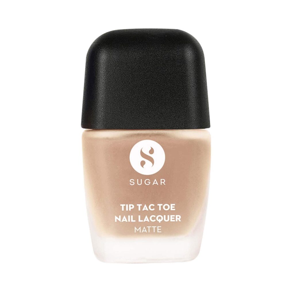 SUGAR Cosmetics Tip Tac Toe Nail Lacquer Matte 38 - Burn Your Beiges (10 ml) - SUGAR Cosmetics