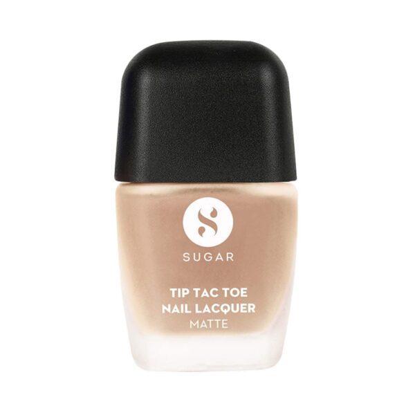 SUGAR Cosmetics Tip Tac Toe Nail Lacquer Matte 38 - Burn Your Beiges (10 ml) - SUGAR Cosmetics