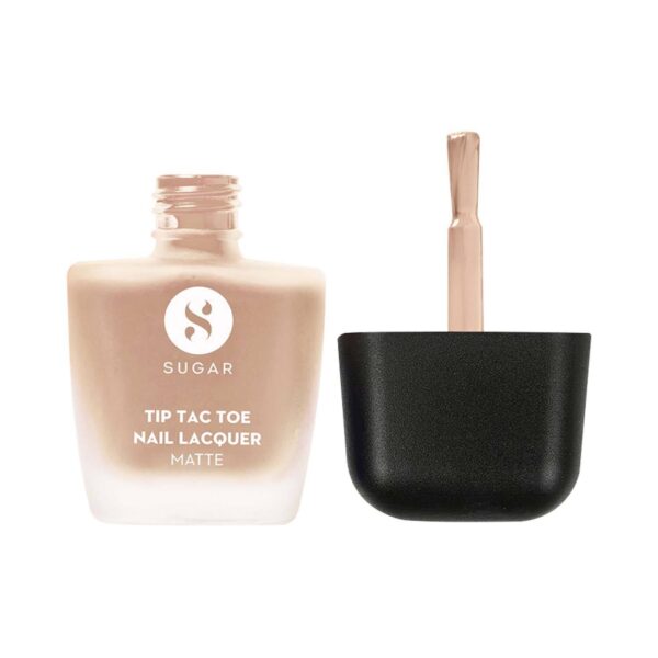 SUGAR Cosmetics Tip Tac Toe Nail Lacquer Matte 38 - Burn Your Beiges (10 ml) - SUGAR Cosmetics