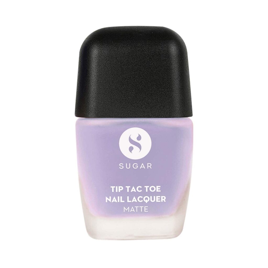SUGAR Cosmetics Tip Tac Toe Nail Lacquer Matte 44 - Lavender Love (10 ml) - SUGAR Cosmetics
