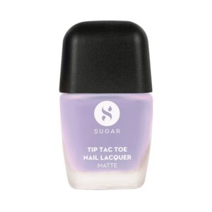 SUGAR Cosmetics Tip Tac Toe Nail Lacquer Matte 44 - Lavender Love (10 ml) - SUGAR Cosmetics
