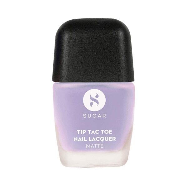 SUGAR Cosmetics Tip Tac Toe Nail Lacquer Matte 44 - Lavender Love (10 ml) - SUGAR Cosmetics