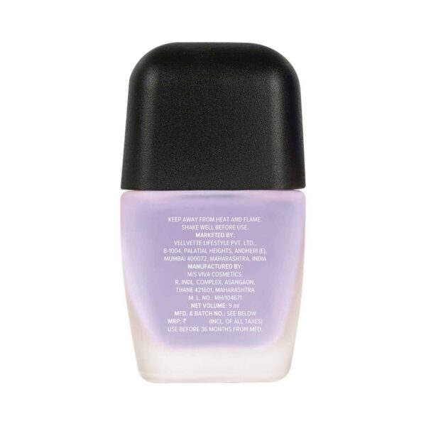 SUGAR Cosmetics Tip Tac Toe Nail Lacquer Matte 44 - Lavender Love (10 ml) - SUGAR Cosmetics