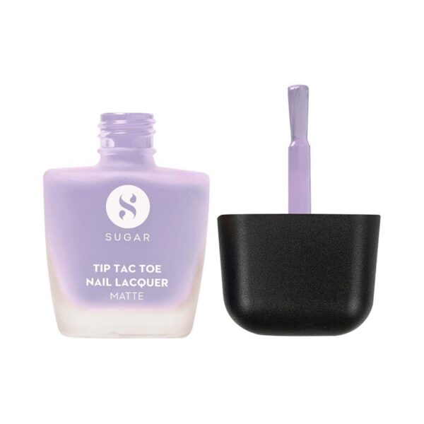 SUGAR Cosmetics Tip Tac Toe Nail Lacquer Matte 44 - Lavender Love (10 ml) - SUGAR Cosmetics
