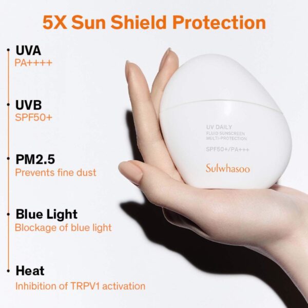 Sulwhasoo UV Daily Fluid Sunscreen SPF 50+ Pa+++ (50 ml) - Sulwhasoo