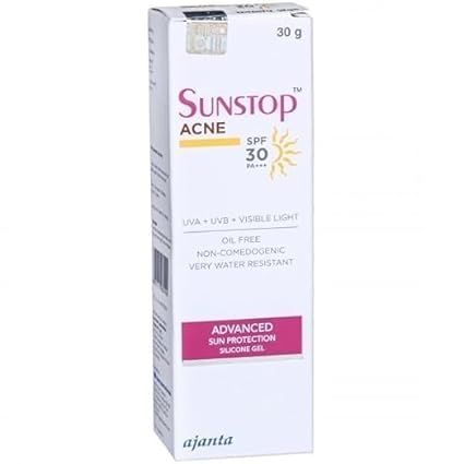 Sun-Stop Acne SPF 30 PA+++ Advance Sun Protection Gel 30gm Pack1.