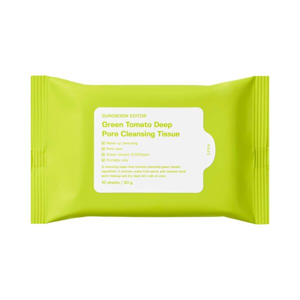 Sungboon Editor Green Tomato Deep Pore Cleansing Tissue (50 g) - Sungboon Editor