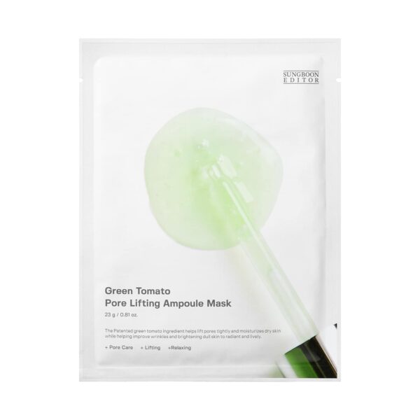 Sungboon Editor Green Tomato Pore Lifting Ampoule Mask (23 g) - Sungboon Editor