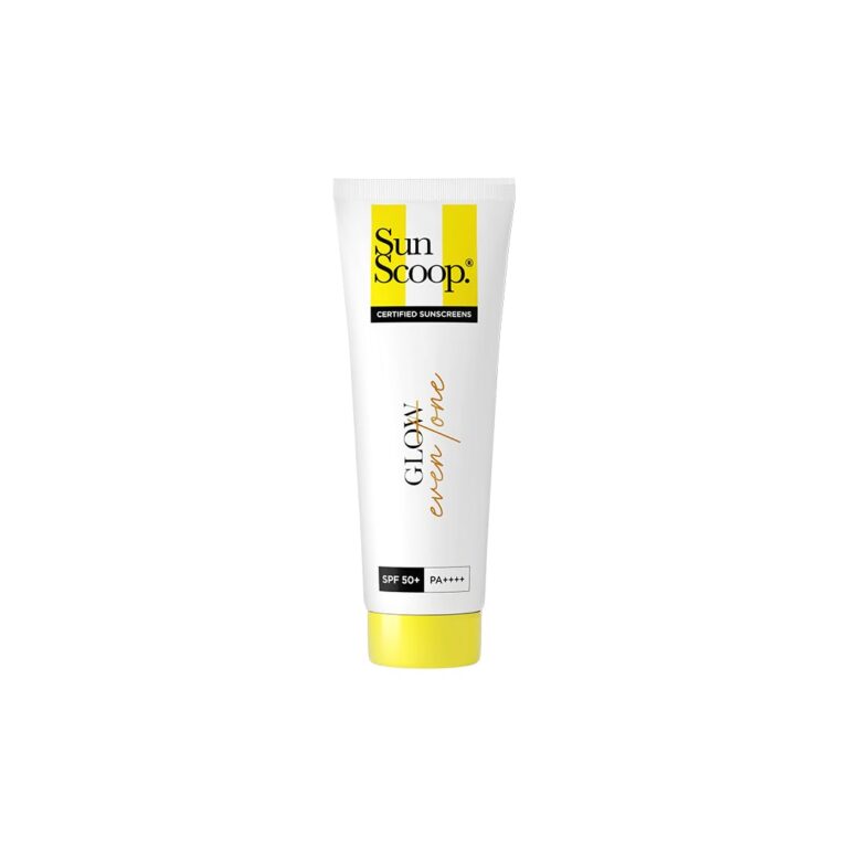 SunScoop Glow Even Tone Sunscreen SPF 50 PA++++ | Tinted Foundation-Like Finish | Zinc Oxide & Licorice Extract for Pigmentation | Broad Spectrum, Non Comedogenic & No White...