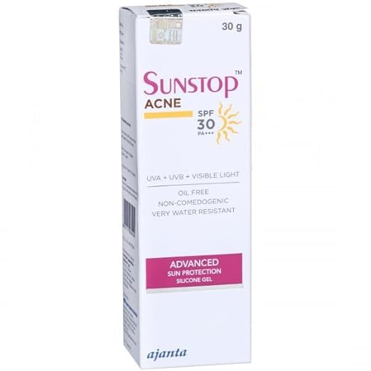 Sunstop Acne Cream Sunscreens, SPF 30, 1 Count