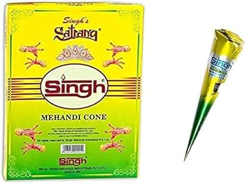 SUPERNIC Satrang Natural Mehendi Cones - Pack of 12