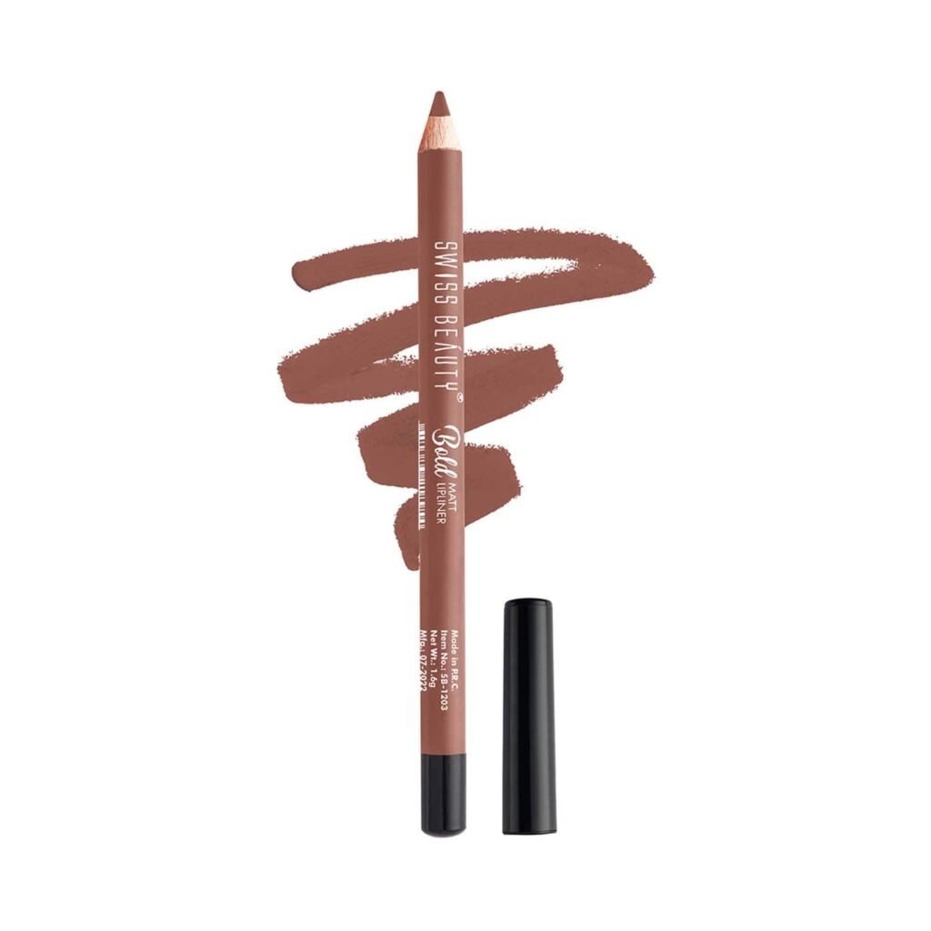 Swiss Beauty Bold Matt Lip Liner - Choco Nude (1.6 g) - Swiss Beauty