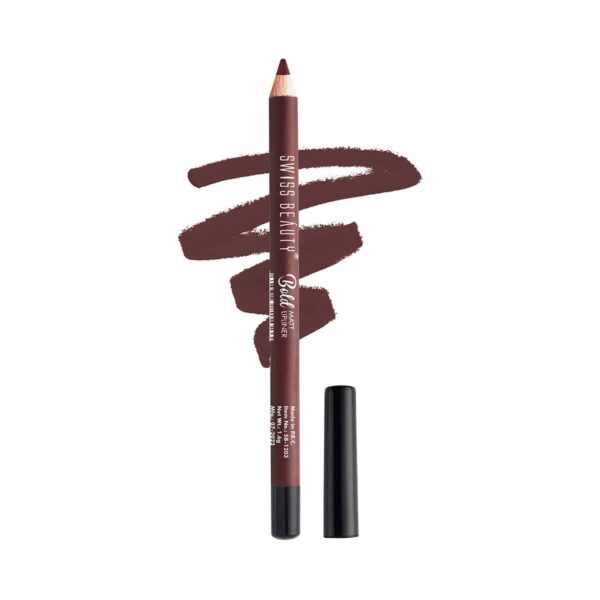 Swiss Beauty Bold Matt Lip Liner - Dark Chocolate (1.6 g) - Swiss Beauty