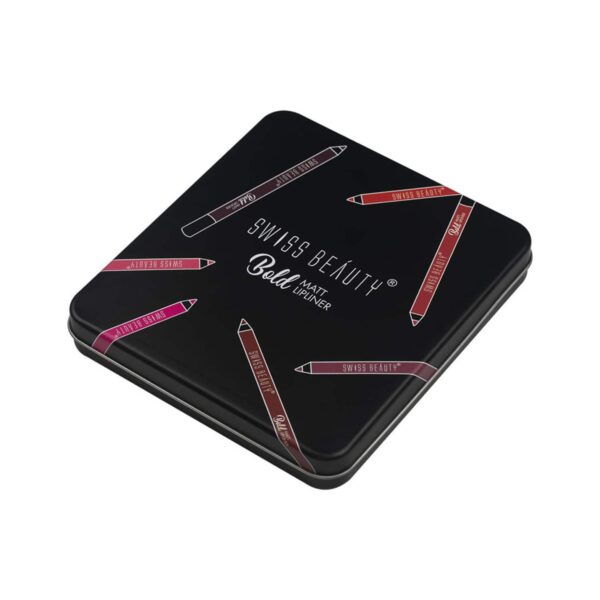 Swiss Beauty Bold Matt Lip Liner - Multi-Color (12Pcs) - Swiss Beauty
