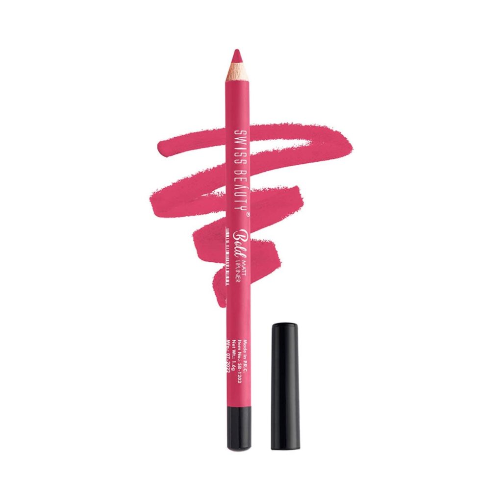 Swiss Beauty Bold Matt Lip Liner - Pinky Crush (1.6 g) - Swiss Beauty