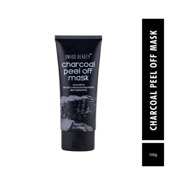 Swiss Beauty Charcoal Peel Off Mask - (100g) - Swiss Beauty