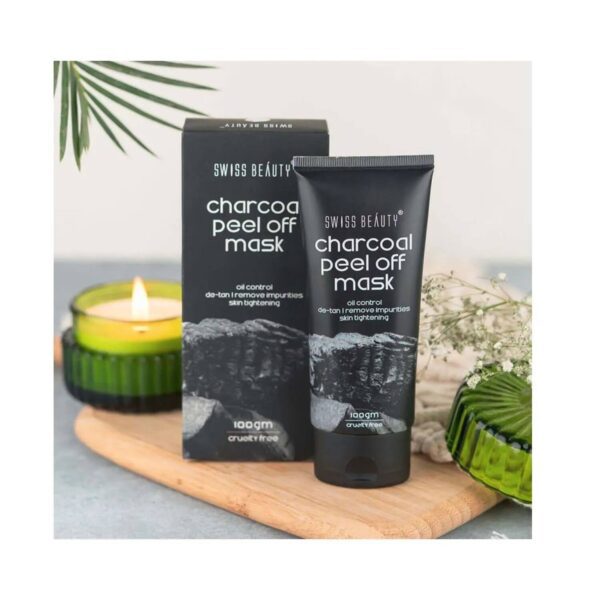 Swiss Beauty Charcoal Peel Off Mask - (100g) - Swiss Beauty