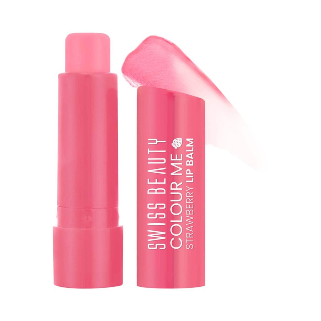 Swiss Beauty Color Me Lip Balm - Strawberry Slush (4.5 g) - Swiss Beauty