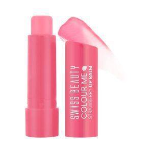 Swiss Beauty Color Me Lip Balm - Strawberry Slush (4.5 g) - Swiss Beauty
