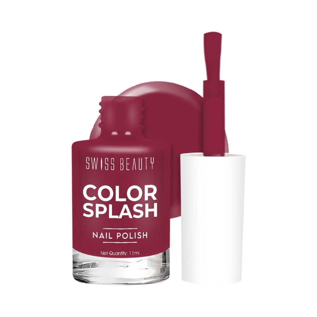 Swiss Beauty Color Splash Nail Polish - Shade 45 (11 ml) - Swiss Beauty
